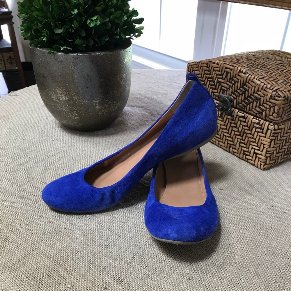 Jcrew Blue Suede flats